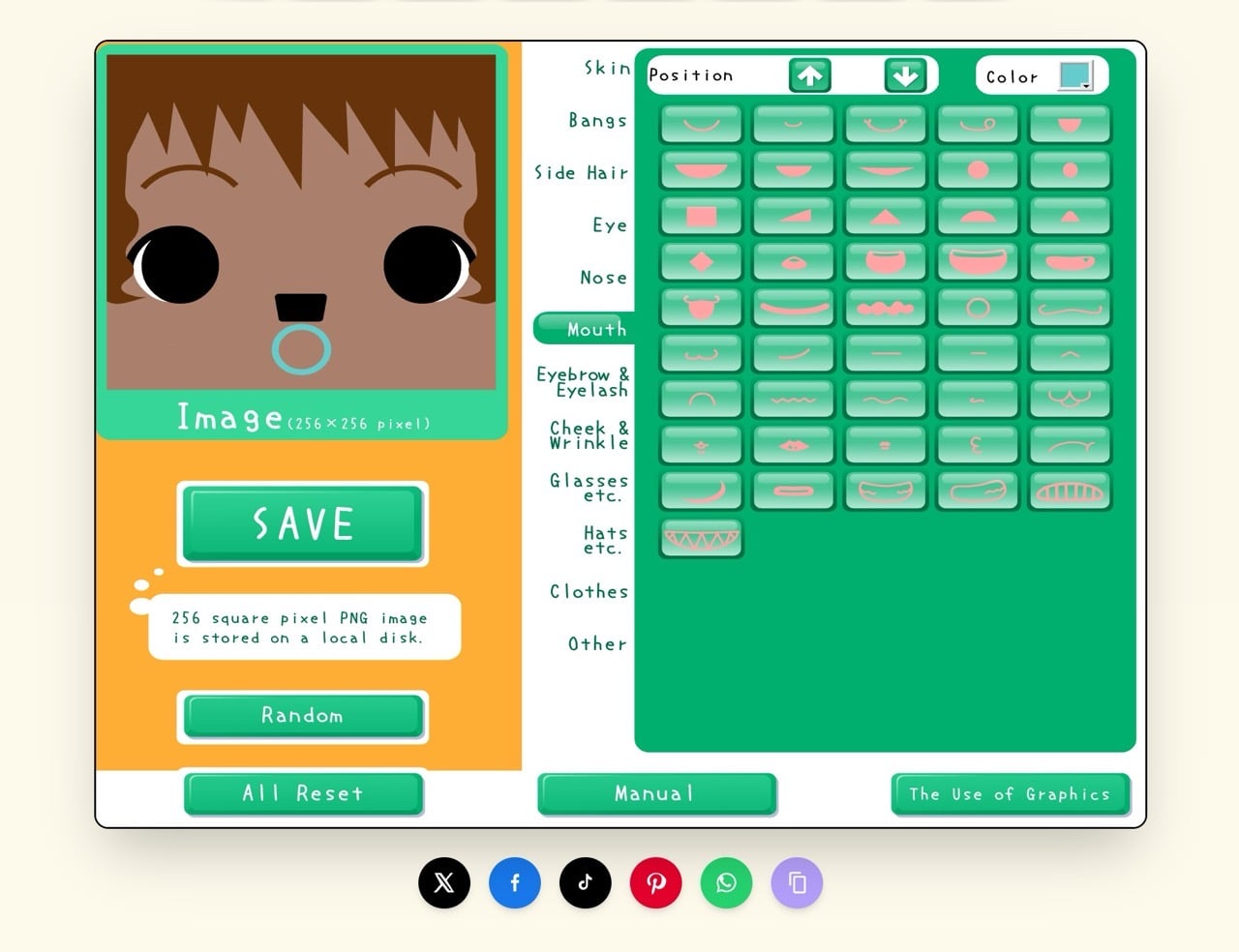 Square Face Generator