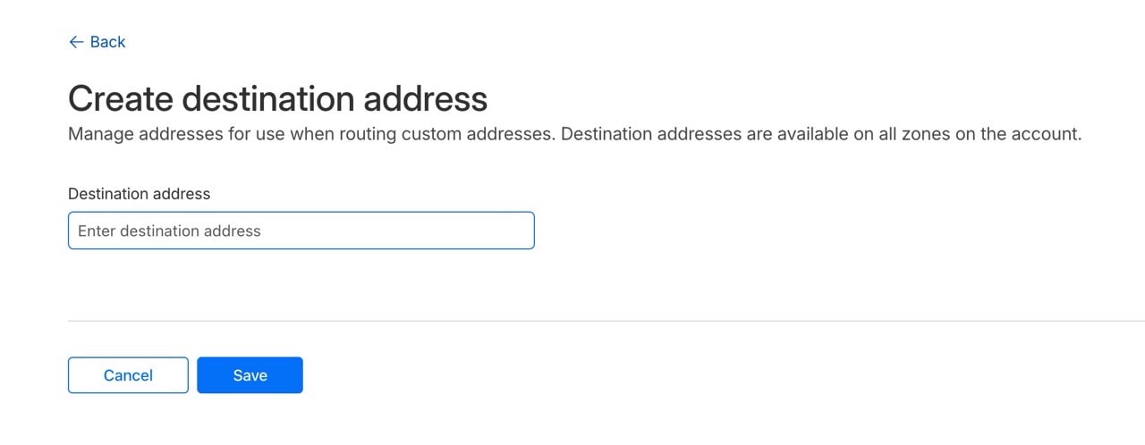 Cloudflare Email Routing