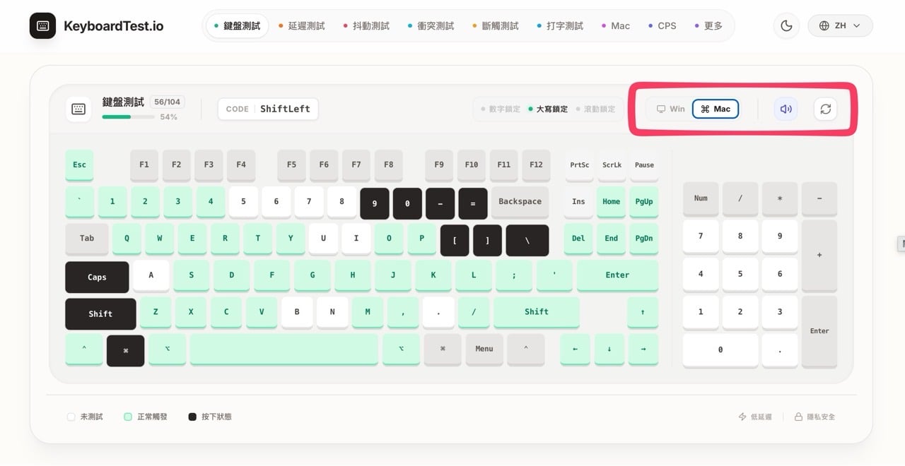 KeyboardTest.io
