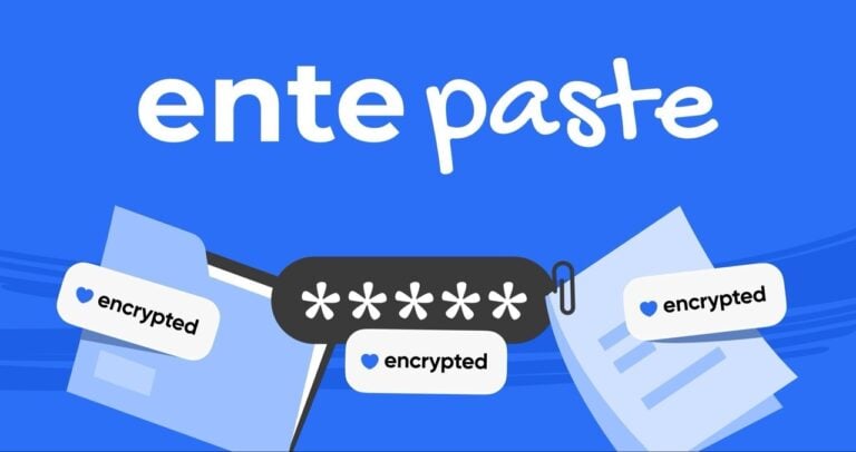 Ente Paste：開源端到端加密工具，快速分享敏感文字與閱後即焚鏈結