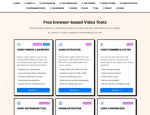 FFmpeg.guru 免費影片處理工具：瀏覽器本機運作，隱私安全的強大轉檔剪輯選擇