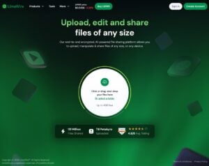 LimeWire 加密免空:單檔 4GB 匿名上傳與近距離檔案分享教學 1 LimeWire 加密免空:單檔 4GB 匿名上傳與近距離檔案分享教學