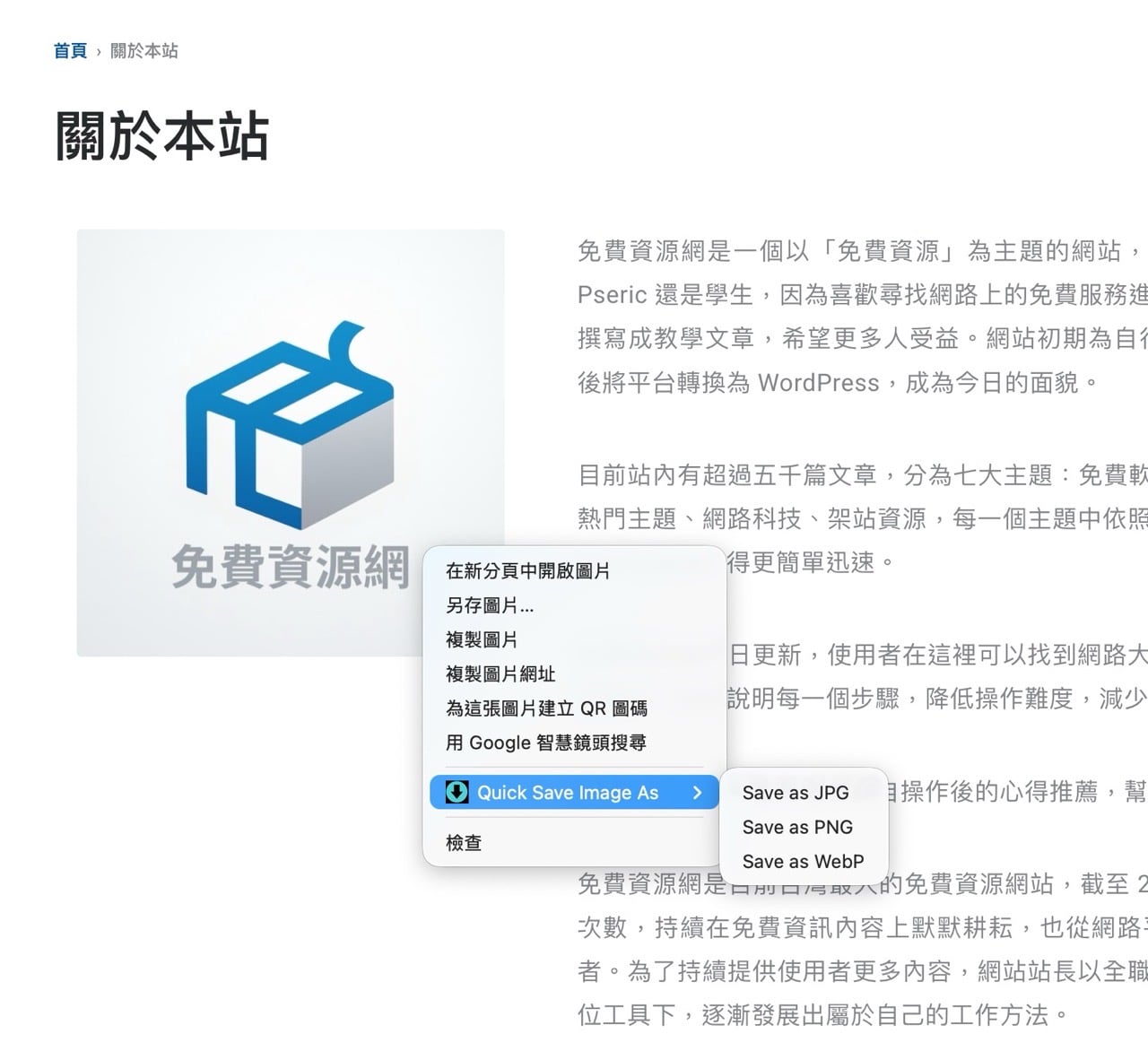 Save Image as Type 替代方案