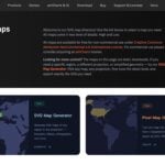 amCharts 提供各式免費 SVG 地圖下載，內建線上產生器可自訂顏色與投影