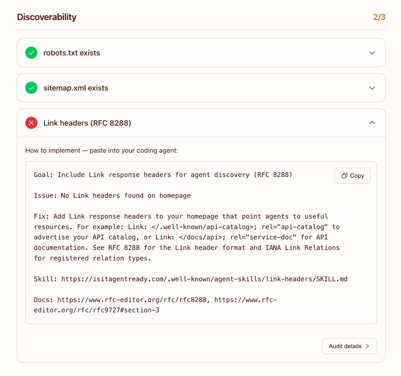 Is Your Site Agent-Ready?