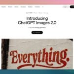 ChatGPT Images 2.0 推出！支援中文、思考模式 AI 圖片生成工具
