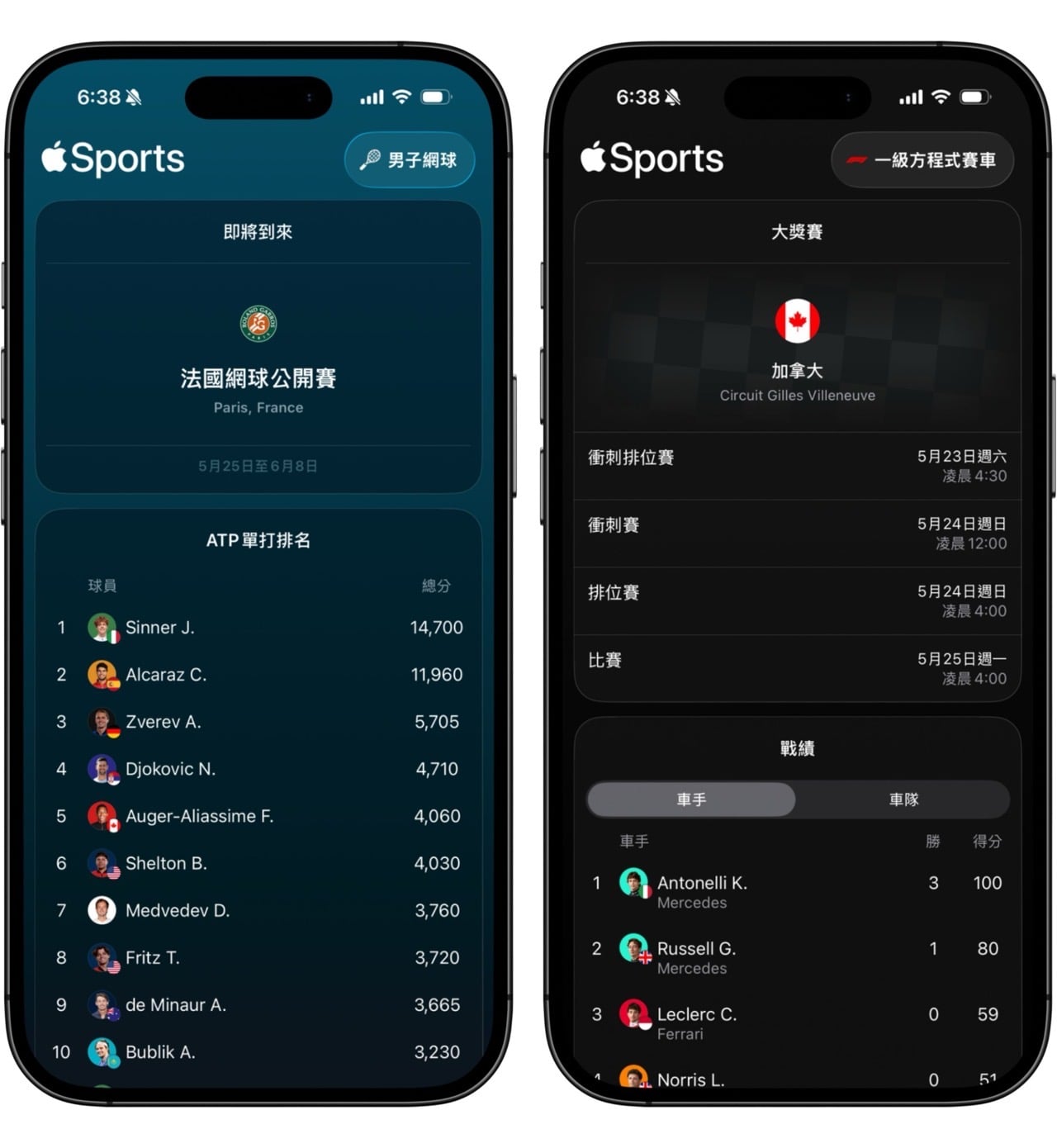 Apple Sports 台灣上架：即時比分與賽程追蹤 App 功能與設定教學