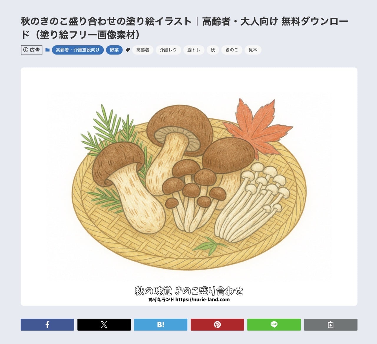 ぬりえランド 著色樂園：免費下載著色圖庫，涵蓋兒童、成人與銀髮族懷舊主題