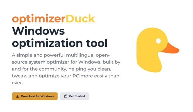OptimizerDuck 免費開源 Windows 最佳化工具,一鍵加速、清理與關閉追蹤 5 OptimizerDuck 免費開源 Windows 最佳化工具,一鍵加速、清理與關閉追蹤
