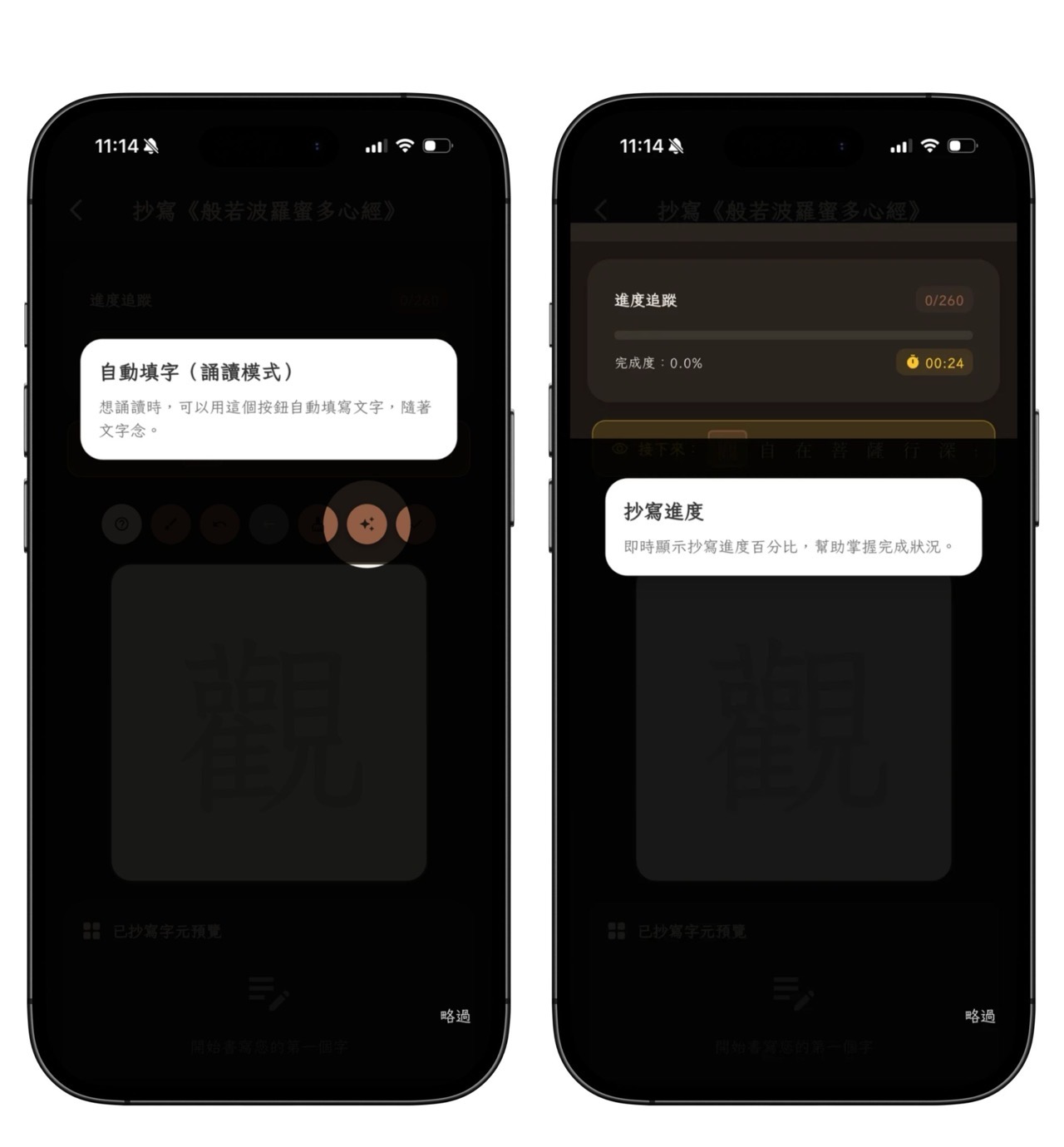 時時抄經：免費數位抄經 App，離線靜心抄寫、讀經與迴向