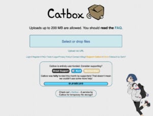 Catbox 免費空間