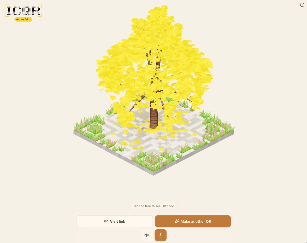 ICQR Magic Tree 免費 3D QR Code 產生器，把網址變成一棵會結出 QR 碼的立體樹