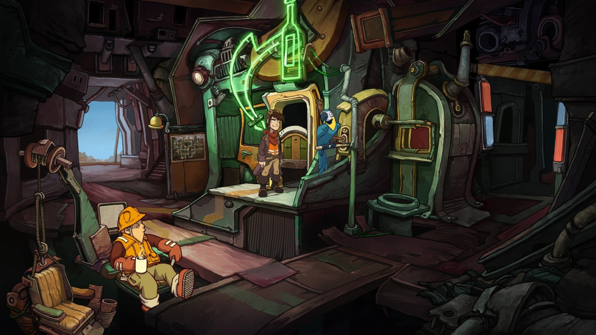 Steam 限時免費領取《Deponia》經典手繪點擊冒險遊戲,在垃圾星球上演的荒誕喜劇 4 Steam 限時免費領取《Deponia》經典手繪點擊冒險遊戲,在垃圾星球上演的荒誕喜劇