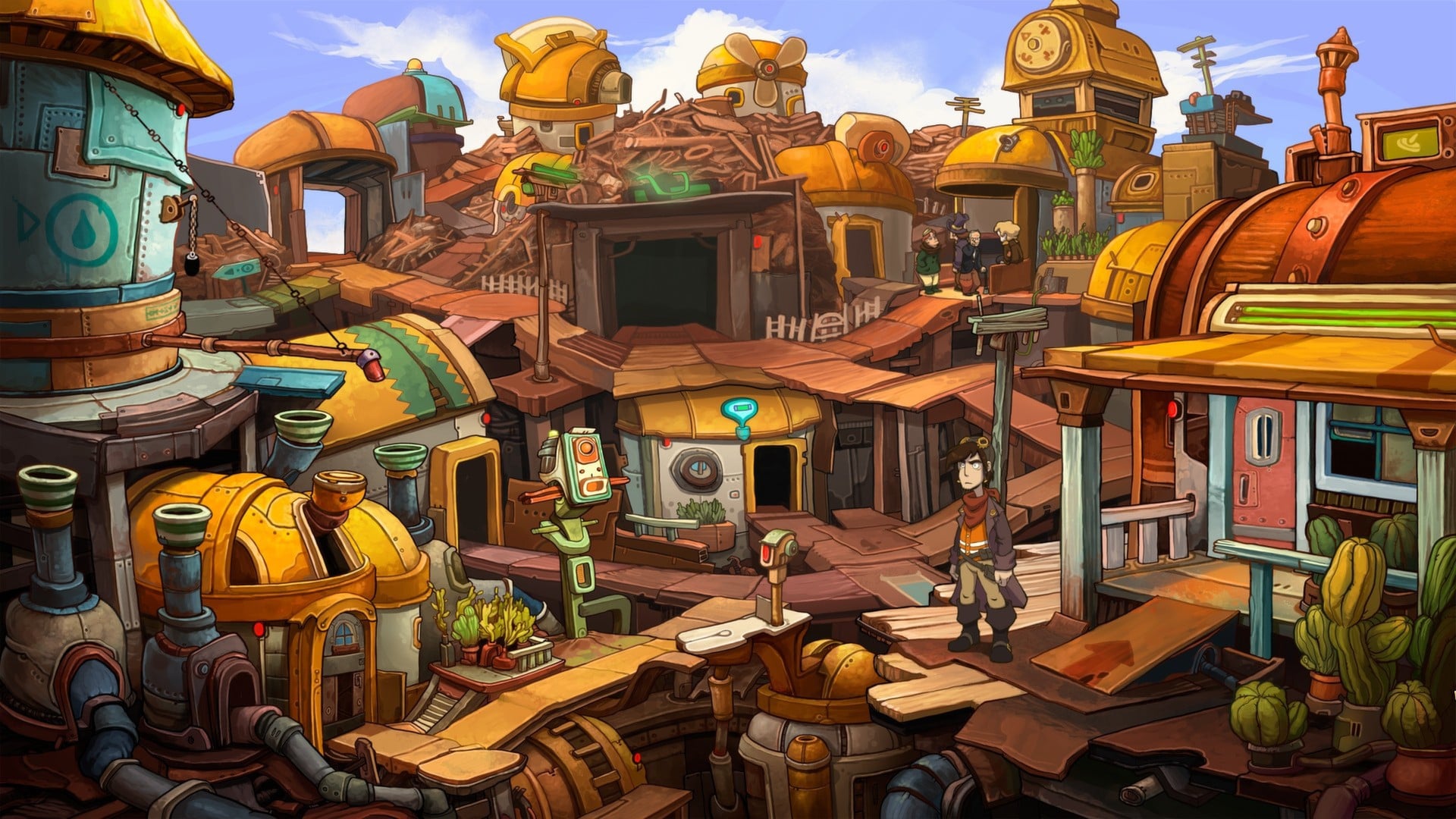 Steam 限時免費領取《Deponia》經典手繪點擊冒險遊戲,在垃圾星球上演的荒誕喜劇 5 Steam 限時免費領取《Deponia》經典手繪點擊冒險遊戲,在垃圾星球上演的荒誕喜劇