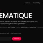 Cinematique 免費電影運鏡打光提示詞庫，150+ 技巧套用到 Midjourney、Runway、Veo
