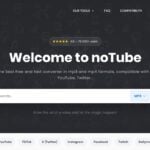 noTube 免費線上影片下載工具，支援 YouTube、TikTok、IG 等超過 1300 個平台轉 MP3、MP4