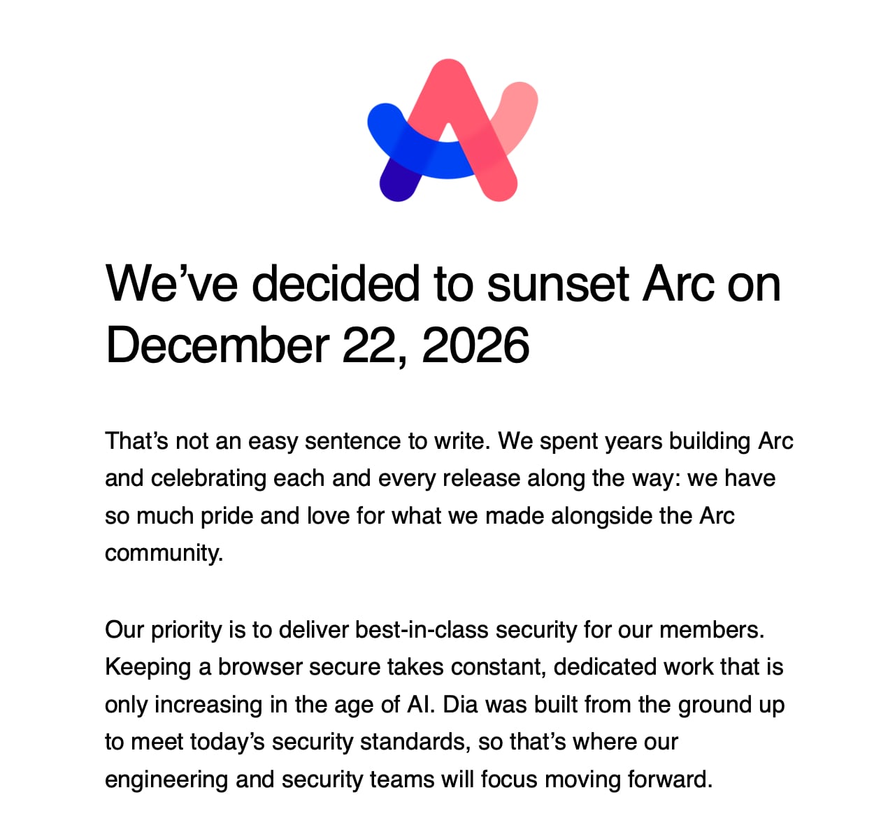 Ardia 免費 Mac 瀏覽器：Arc 12/22 停用前的開源替代，可匯入 Arc 空間