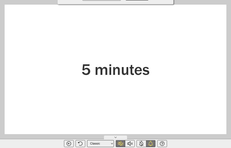 E.gg Timer 倒數畫面與底部工具列