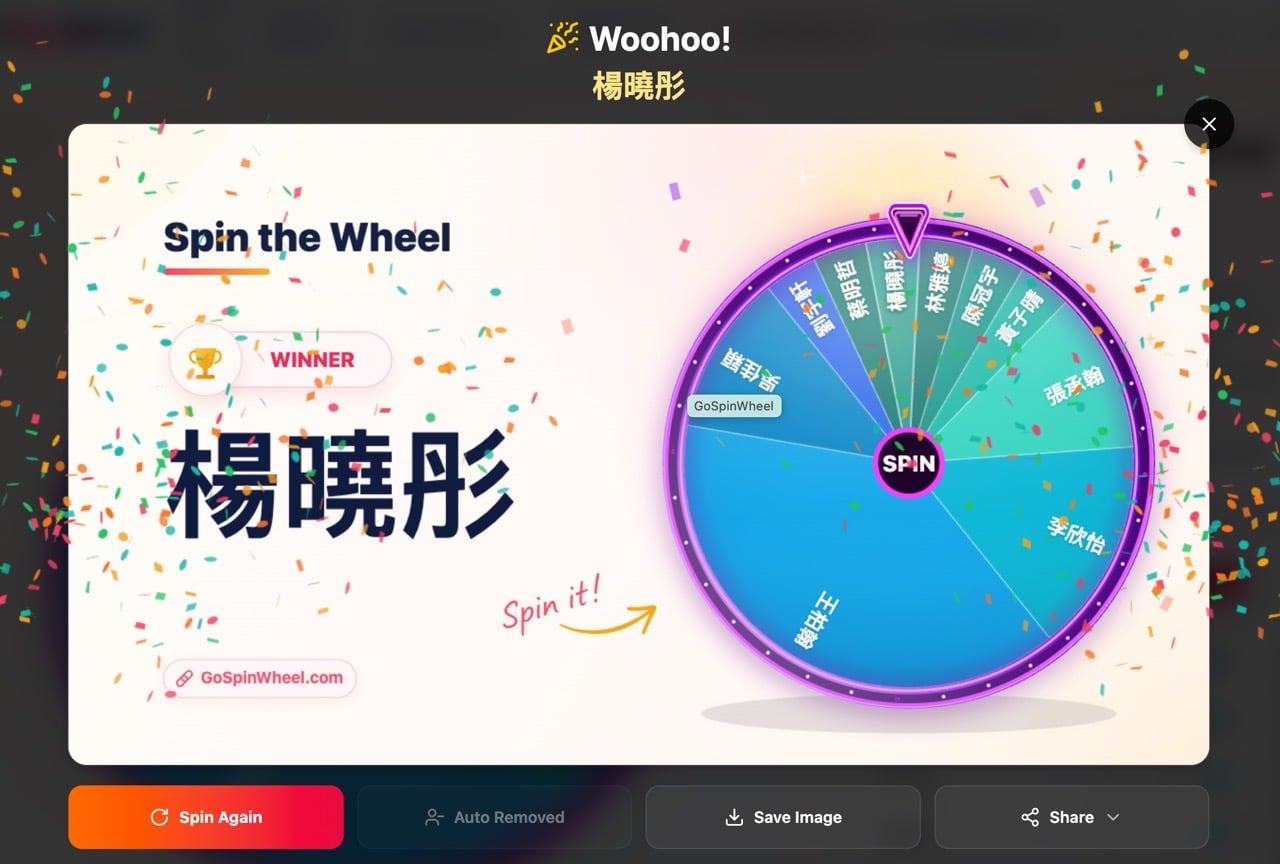 Gospinwheel 9.