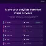 Paradify 免費音樂播放清單轉移工具，YouTube、Spotify、Apple Music、TIDAL 歌單搬家教學