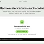 Silence Remover 免費線上去除音檔靜音工具，不用上傳、不需註冊，瀏覽器本機處理