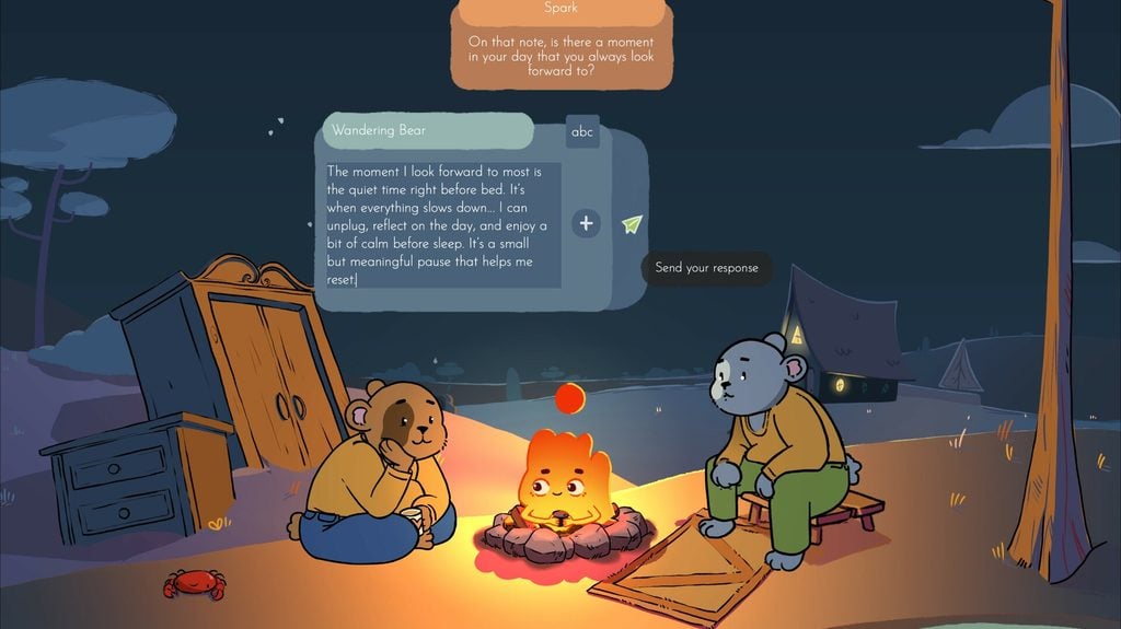 營火對話畫面
